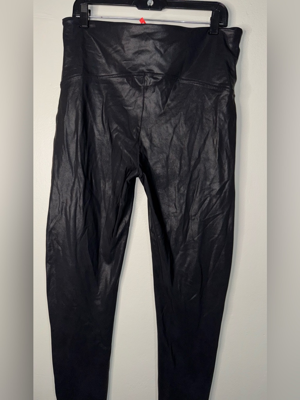 SPANX Black Leggings with Red Brand Tag - Picture 3 of 10